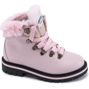 Botas de Niña Pablosky con cordones color rosa
