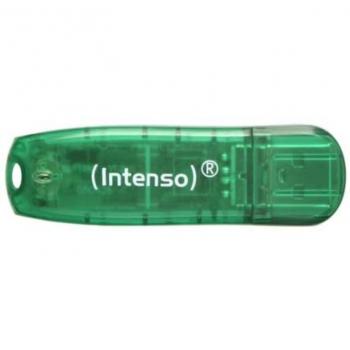 Intenso Rainbow Line 8GB USB 2.0 Flash Drive Verde