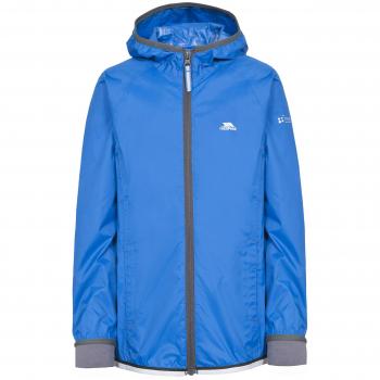 Trespass - Chaqueta Impermeable con Capucha para niños, Paseos, Color Azul, tamaño Talla 2/3