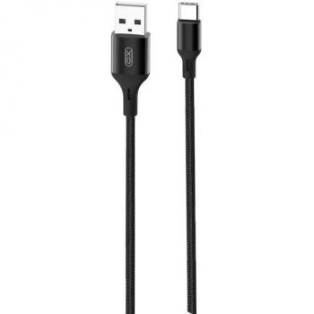 Cable USB Tipo-A a USB Tipo-C - Carga Rápida 2.4A - Transferencia de Datos de Alta Velocidad - Longitud 1 Metro - Color Negro