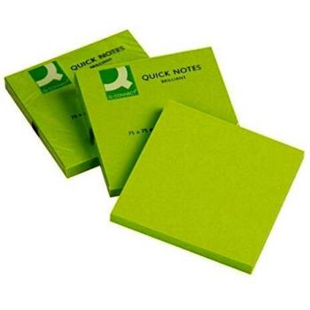 Connect Quick-Notes Neon Bright Green - Etiqueta autoadhesiva
