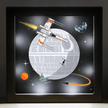 Lámpara Fotograma Star Wars 21 cm - Iluminación decorativa multicolor, figura iluminada decorativa
