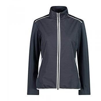 CMP Women's Softshell Jacket - Titanium Gray, Size 40