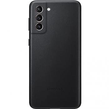 Funda Samsung Galaxy S21 Plus en Piel Color Negro Modelo EF-VG996LB