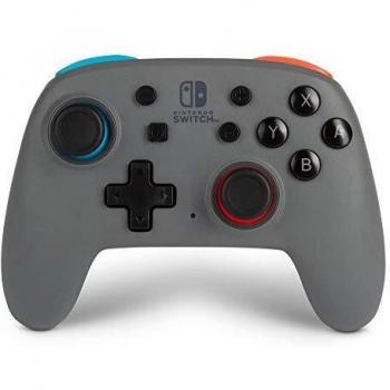 Mando Inalámbrico Mejorado Nano PowerA para Nintendo Switch. Gris Neón