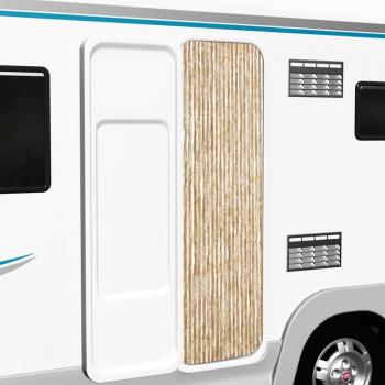 Cortina mosquitera beige chenilla 56x200 cm