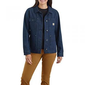 Chaqueta Carhartt Rugged Flex Relaxed Fit Denim para dama - Azul (L)