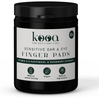 kooa Sensitive toallitas para la limpieza de ojos y orejas - 50 unidades