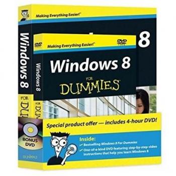 Windows 8 For Dummies Book + DVD Bundle