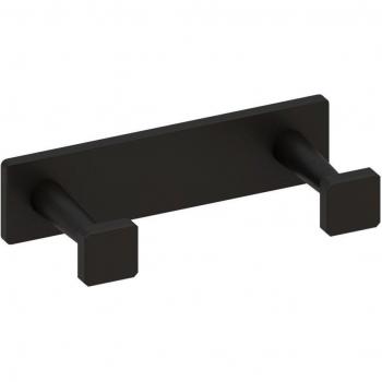 Percha doble de baño con gancho cuadrado
