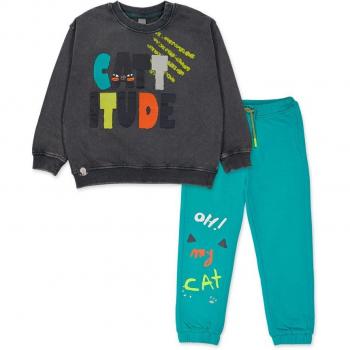 Conjunto de bebé niño Tuc Tuc Cattitude de sudadera y pantalón deportivo con cordón de ajuste