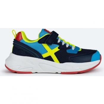 Zapatilla Munich Mini Track VCO 94 para Niños en Color Azul