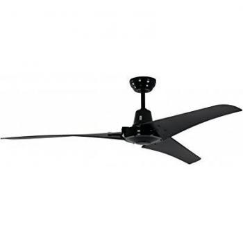 Ventilador de Techo Industrial Vourdries Negro con Control Remoto 142 cm