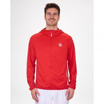 Chaqueta Bidi Badu Crew Hood Rojo, sudadera con cremallera, color rojo, talla XL, material suave y cómodo, diseño moderno con capucha