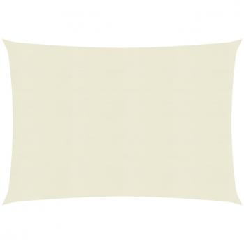 Vela Parasol 160g/m² Crema 2,5x3 m en HDPE
