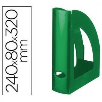 Revistero Plástico Q-Connect Verde Opaco KF04206 43598