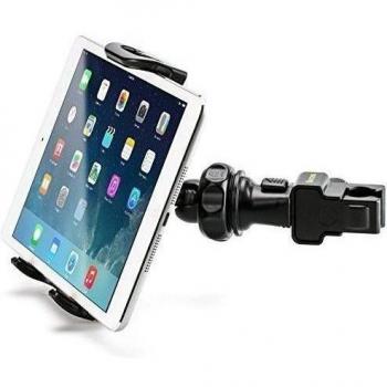 iKross Montaje para Tabletas o Celulares - Soporte Ajustable de Asiento Trasero Reposacabezas para Celulares, iPhone, Tableta y más