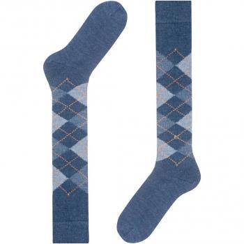 Denim Preston Soft Acrylic Knee High Socks for Men (Sizes 6.5-11)