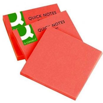 Connect Quick-Notes Neon Bright Pink - Etiqueta autoadhesiva