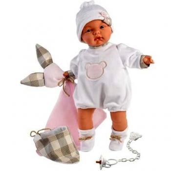 Muñeca Joelle llorona pelele osita 38 cm