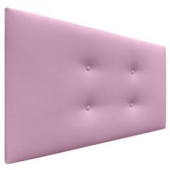 Cabecero Tapizado de Polipiel Rosa Aqualine Pro con 2 Hileras de Botones (110x50cm, para camas 80/90/105)