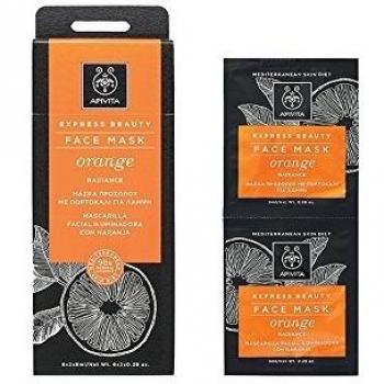 Apivita Revitalizing Radiance Orange Face Mask 2 x 8ml