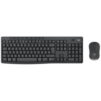 Logitech MK370 Combo for Business - Teclado y Ratón inalámbricos RF + Bluetooth QWERTY Portugués Grafito