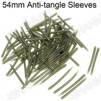 jshanmei® 3colors 2 tamaños Pesca Accesorios - Juego de envolturas antienredos para pesca Connect gancho para pesca de carpa 70% duro aparejos de pesca de carpas, Matte Green