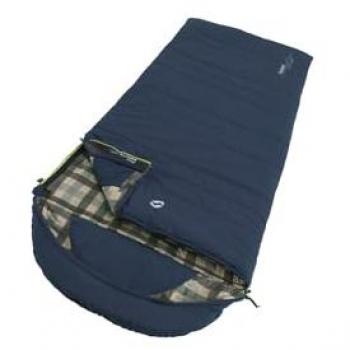 Saco de Dormir Outwell Camper Lux Unisex 235 cm, Cremallera Izquierda, Gris, Talla Única
