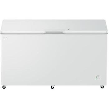 Congelador Horizontal Candy CNCHQ4S520EW 502L E Blanco, Motor Inverter, 2 Cestas, Control Mecánico de Temperatura, Iluminación LED, Tirador Integrado, Puerta con Cerradura