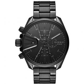 Reloj Diesel Chrono MS9 para Hombre, Cuarzo, Acero Inoxidable Negro, 48 mm, DZ4537
