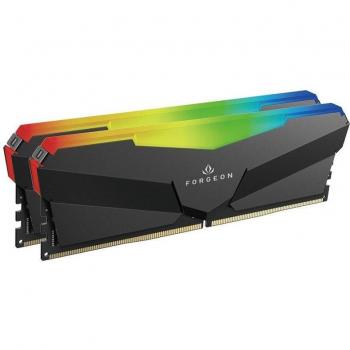Memoria RAM Forgeon Cyclone PRO RGB DDR5 6400 MHz 32GB (2x16GB) CL32 Negra - Fuente de Alimentación Modular Completa Forgeon Reactor 850W Cybenetics Platinum ATX 3