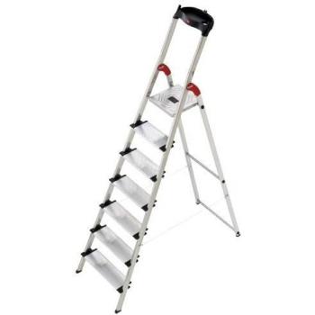 Hailo 5_8817-001 001-Escalera de Tijera de Aluminio Ancho XXL EasyClix