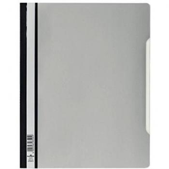 Carpeta Durable A4 de PVC rígido gris, estándar, 50 unidades