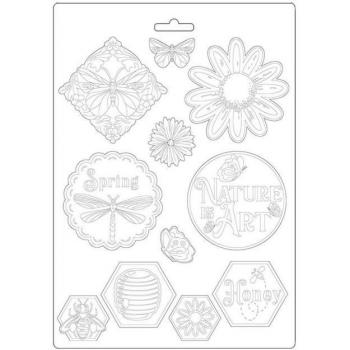 Molde Flexible PVC Nature Is Art 21x29cm (Stamperia)