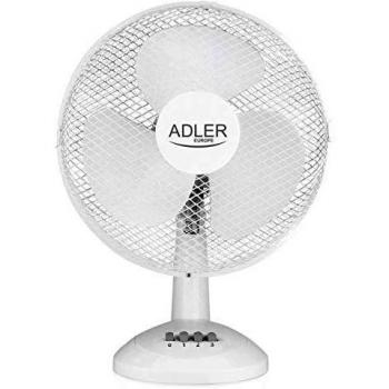 Adler AD 7303 Ventilador Portátil de Sobremesa Blanco 70W 30cm