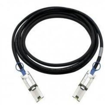 QNAP Mini SAS Cable SFF-8088, 3M ES1640DC EJ1600, Male Connector, Negro