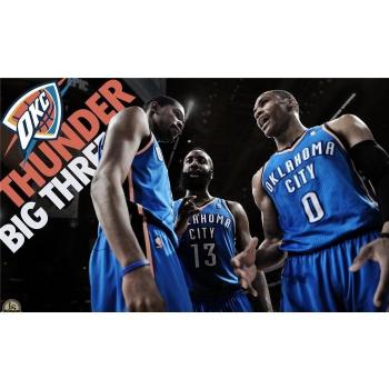 Russell Westbrook Poster On Silk <100cm x 60cm, 40inch x 24inch> - Cartel de Seda - 2D3D99