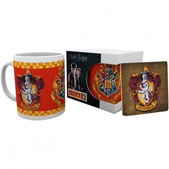 GB Eye LTD,Harry Potter,Gryffindor,Set de Taza y posavasos
