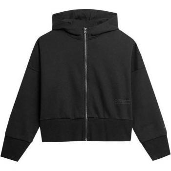 Sudadera con Capucha Mujer 4F BLD027 Negro L