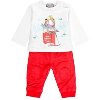 Bóboli - Conjunto de camiseta y pantalón de pana para bebé