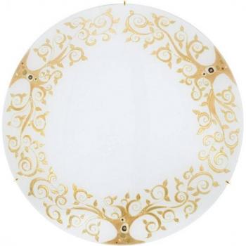 Plafón decorativo de cristal 3 luces oro 24 quilates SERENA Kolarz