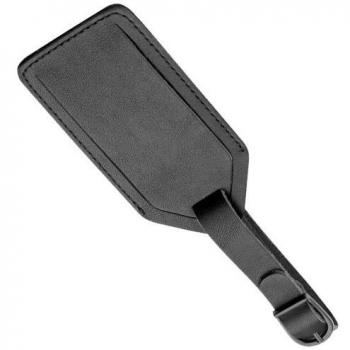 d & n Travel Accessoires Etiquetas para equipaje piel 10 cm negro