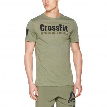 Reebok RCF Fef tee Camiseta, Hombre, Verde