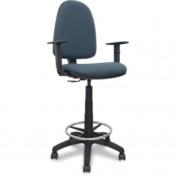Silla Gaming P&C i600b10 Gris Oscuro con Brazos Regulables