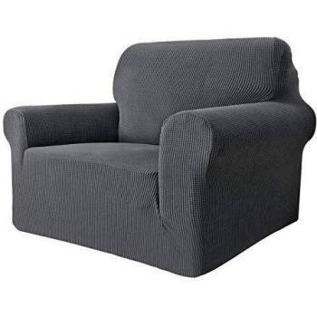 MAXIJIN Funda elástica para Silla para Sala de Estar, 1 Pieza Funda para Silla con Brazos Jacquard Protector para Silla Sofá Funda para sillón