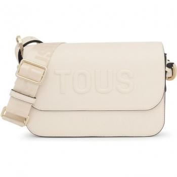 Bandolera mediana de mujer TOUS Brenda en color beige