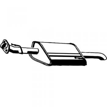 Silenciador trasero ASMET 05.160 para OPEL Astra G CC (T98)