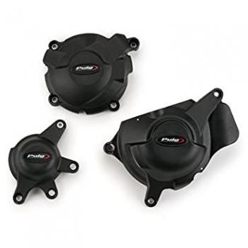 Tapa Protectora del Motor Puig 20289N Negra Unisex