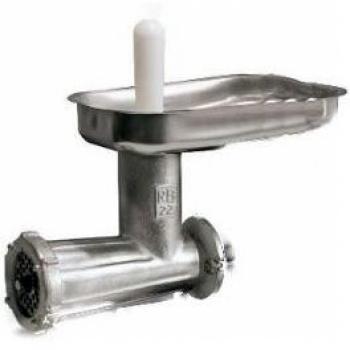 Accesorio Tritacarne N°22 Reber Art. 8800 N Lungo de Acero Inoxidable